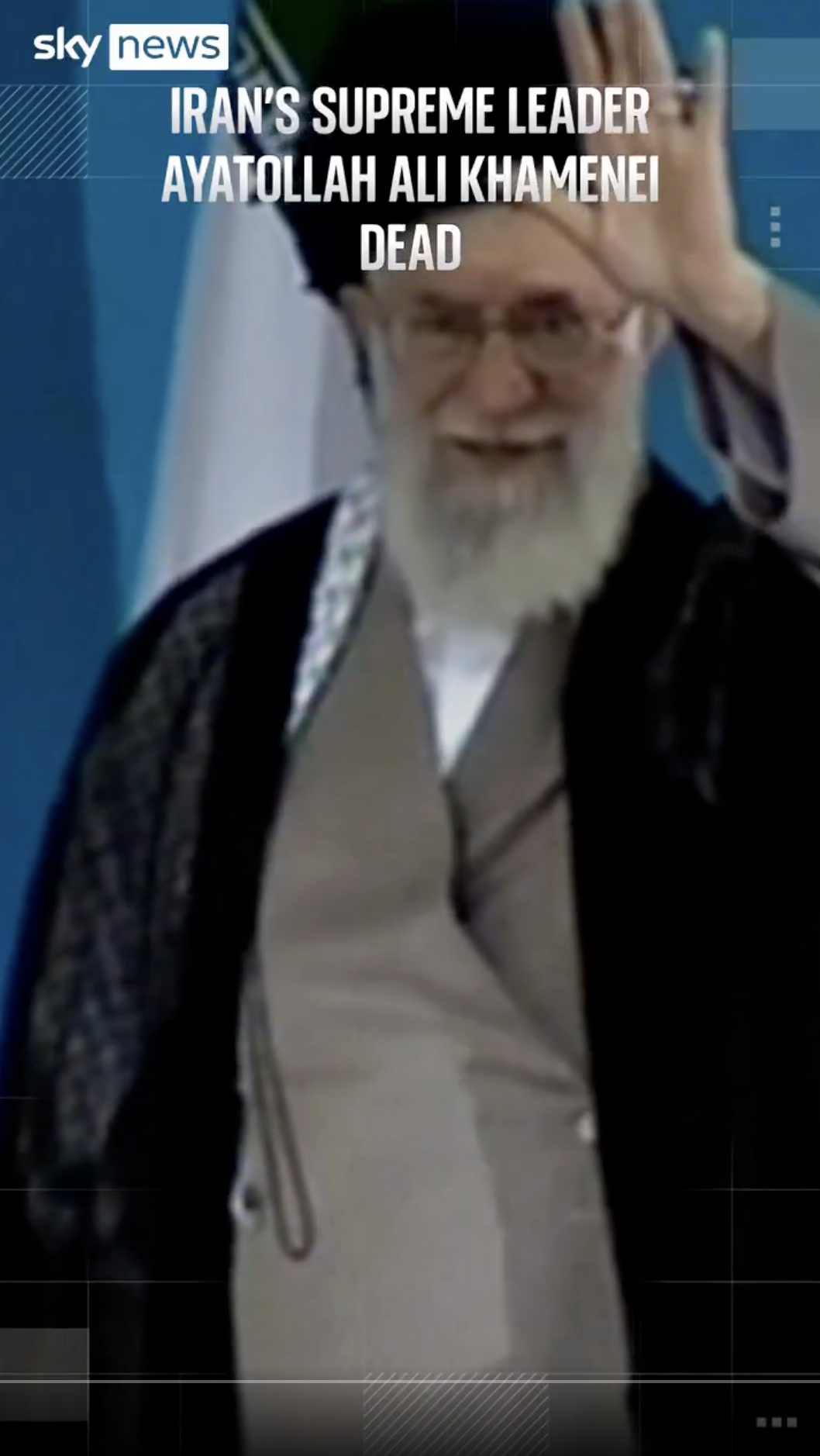 Iran's supreme leader Ayatollah Ali Khamenei killed