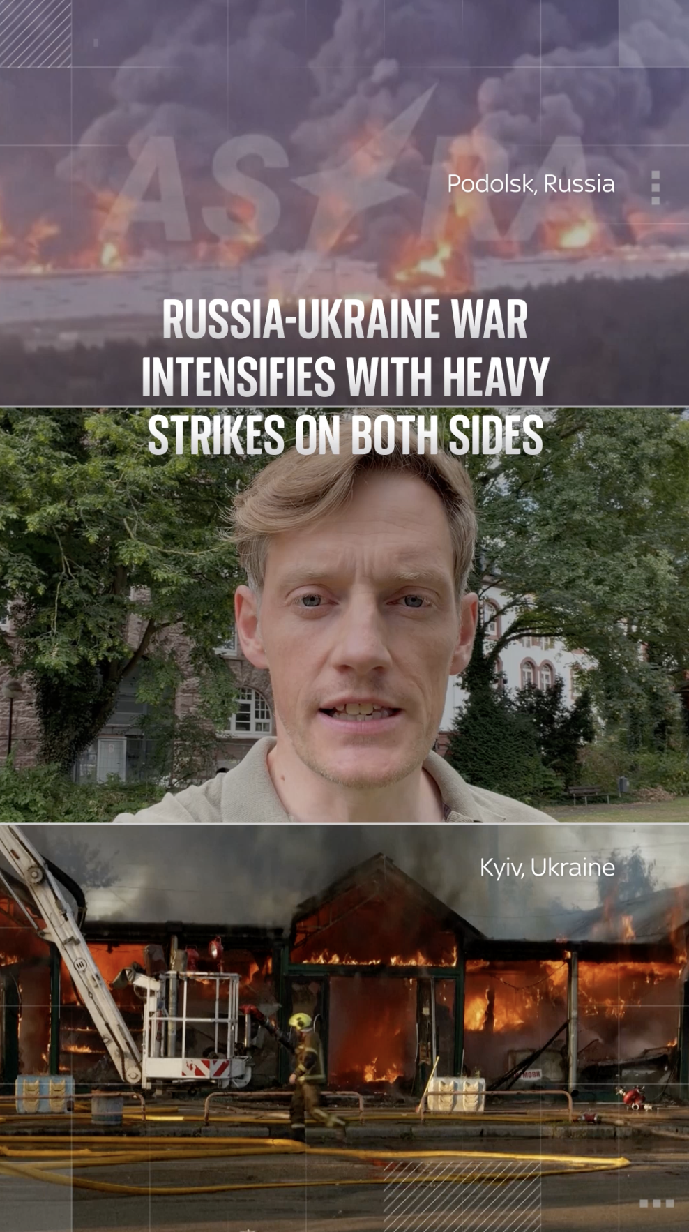 Russia-Ukraine war intensifies with heavy strikes on both sides