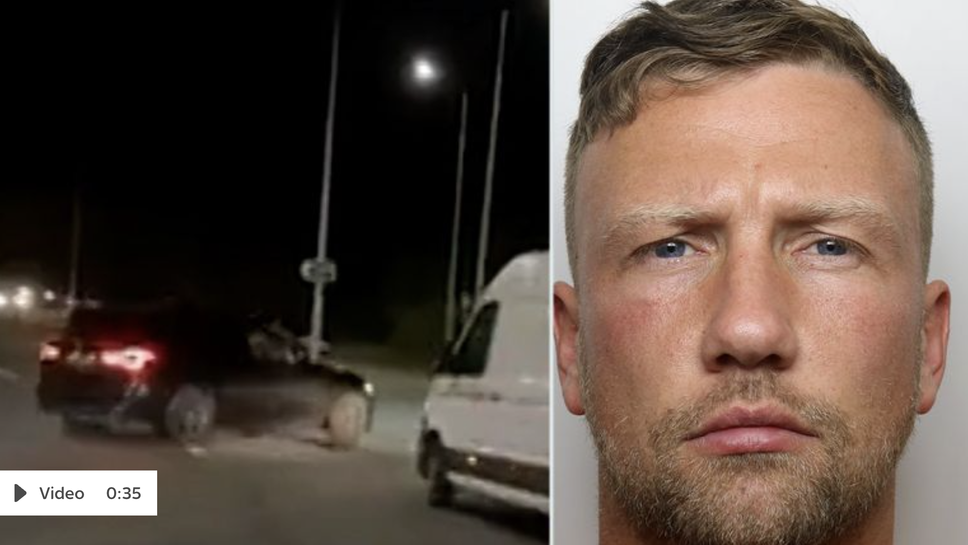 Semi-pro footballer jailed after being filmed driving at 191mph on motorway