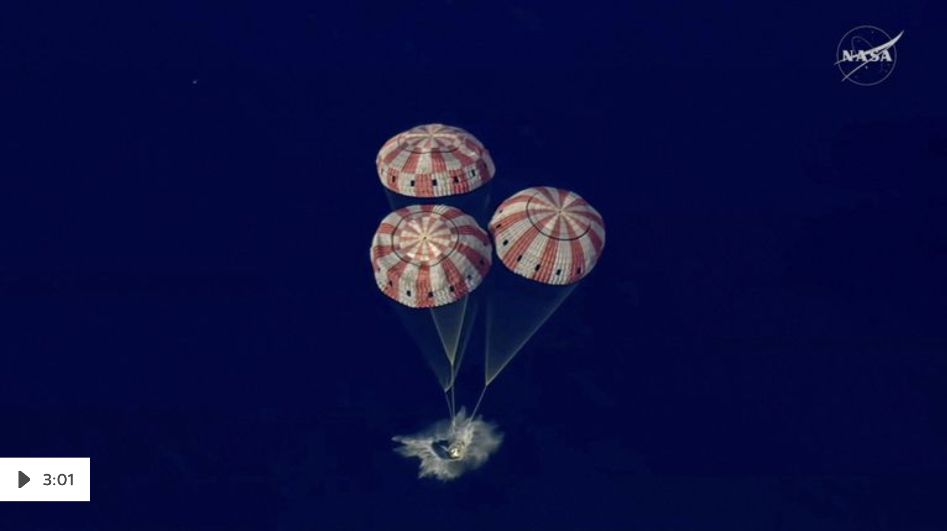Splashdown! Artemis II crew return to Earth after historic moon mission