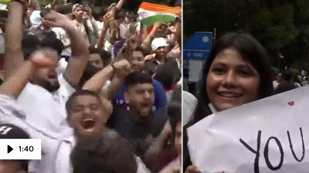 'Cockroach' protesters celebrate after India's education minister quits