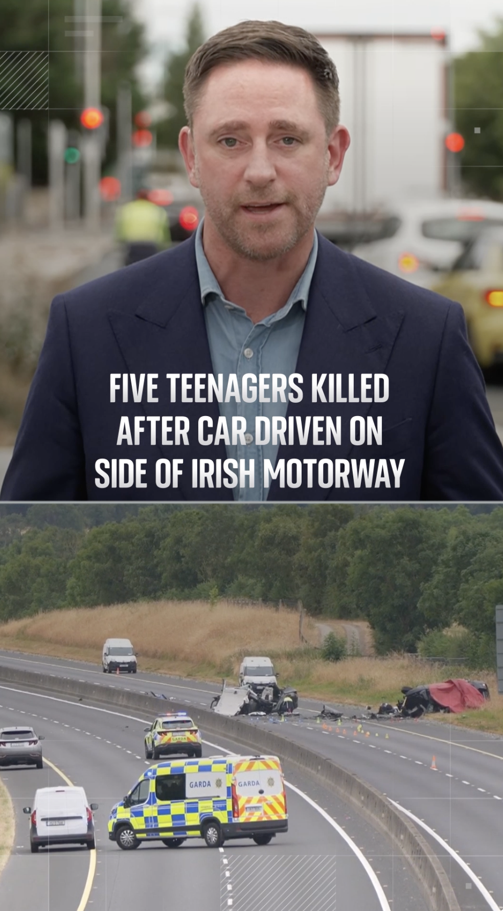 Five teenagers dead in car crash after vehicle driven wrong way on motorway