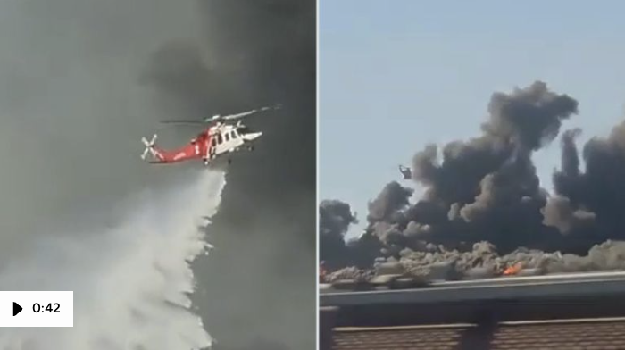 Warehouse fire triggers state of emergency in Los Angeles