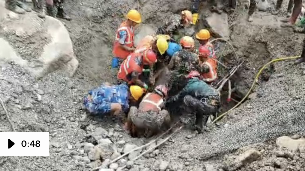 Nepal tunnel rescue nine days after deadly floods