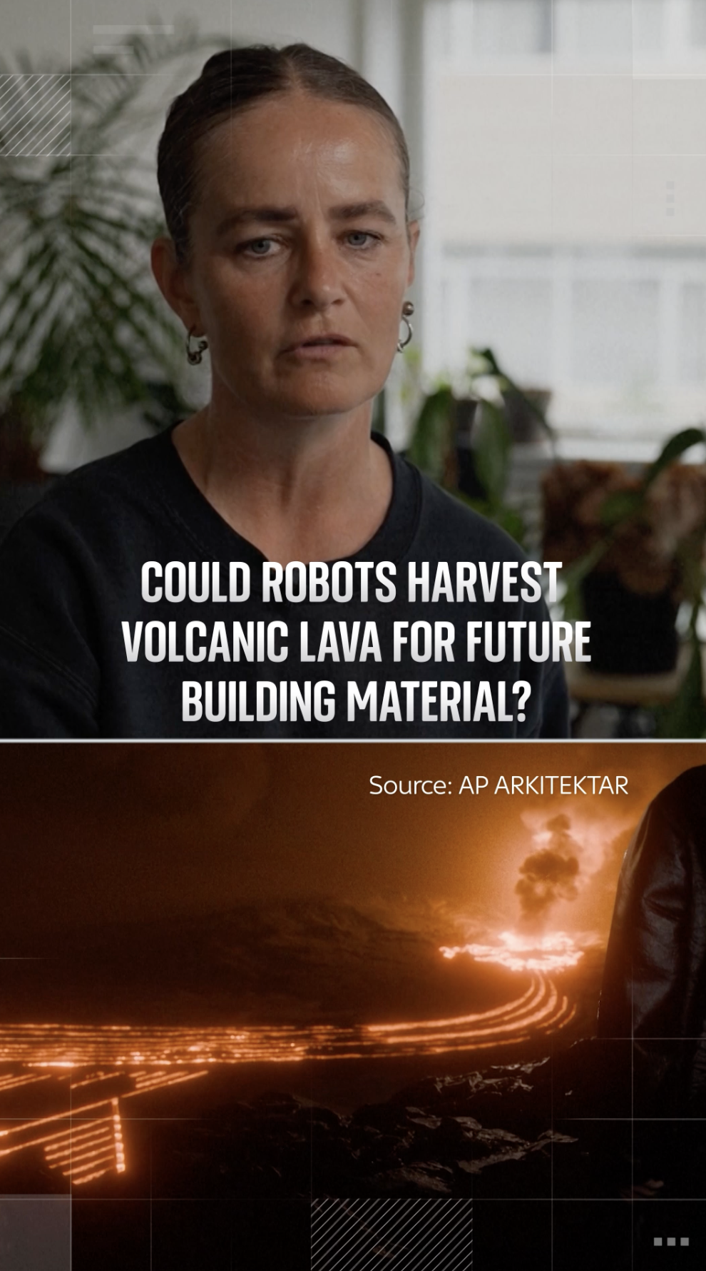 Robots could harvest lava from volcanic eruptions to make 'concrete' of the future