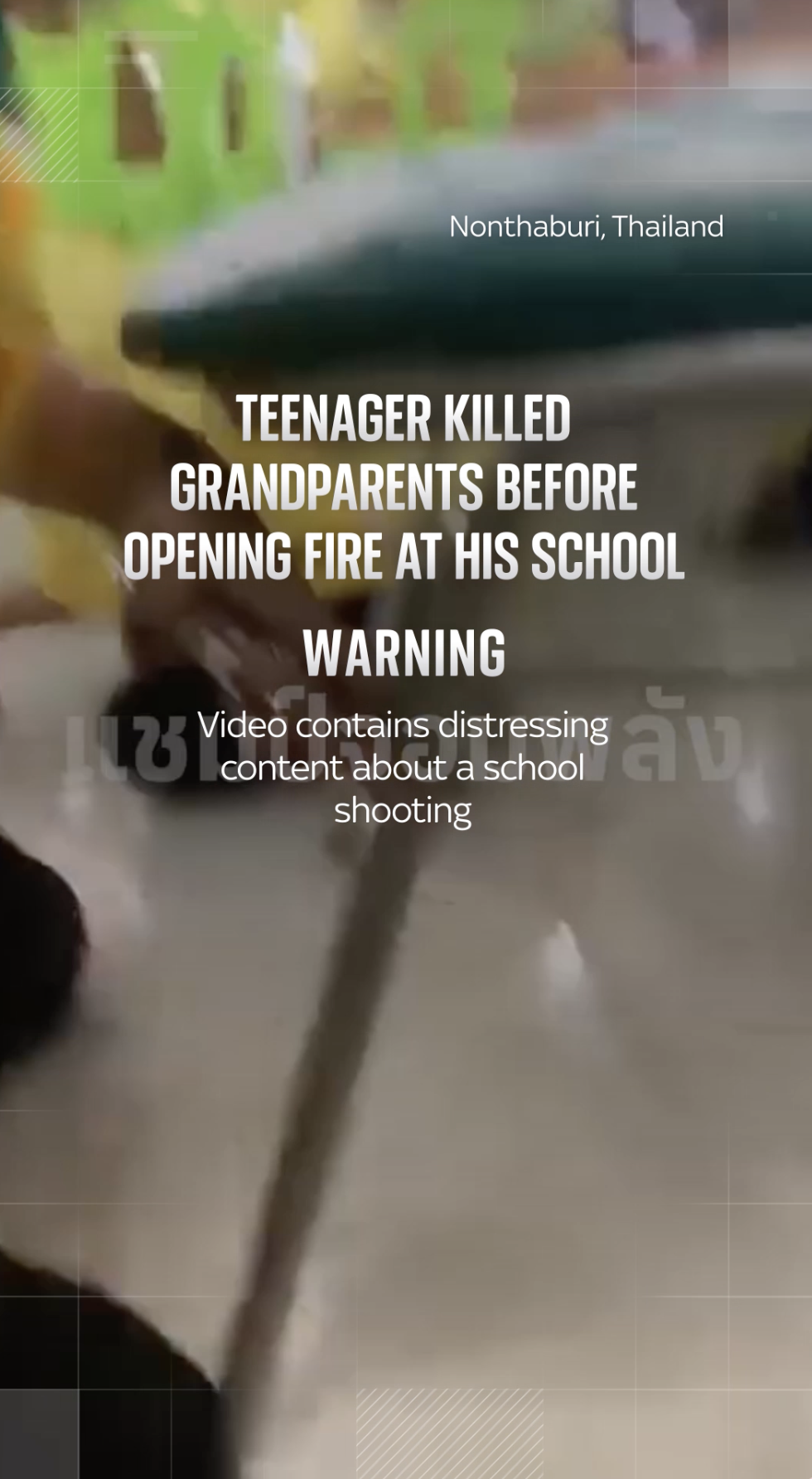Boy, 14, kills grandparents before Thai school shooting