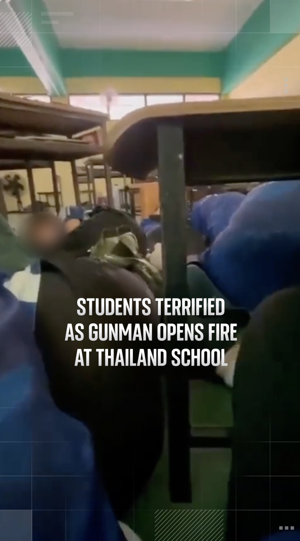 Students terrified as gunman opens fire at Thailand school