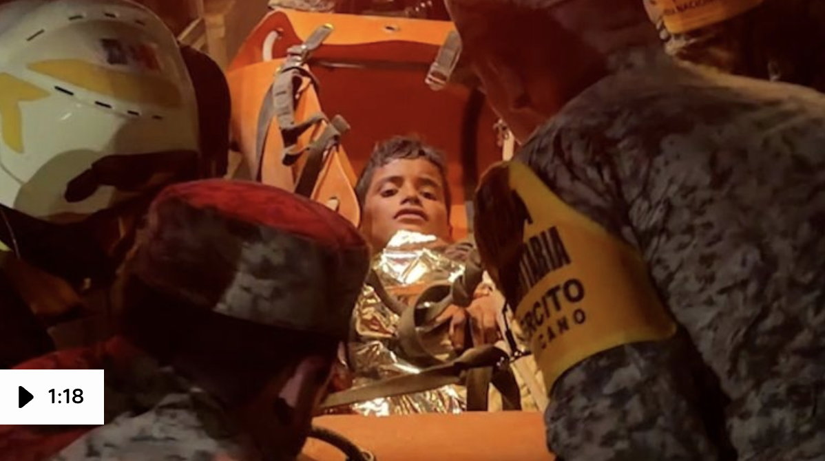 11-year-old boy found alive after 76 hours under Venezuela rubble